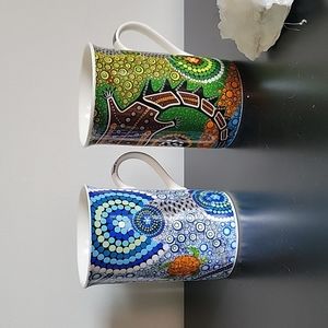 Bunabiri "water and fire" mugs